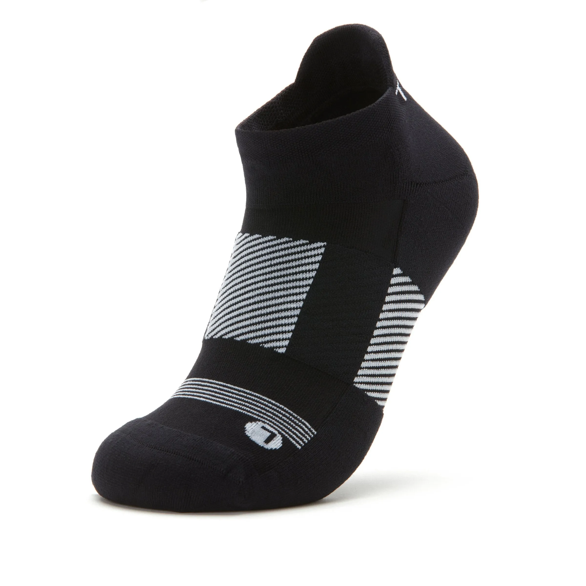 Q-FLOW™ BLACK/WHITE ARCH COMPRESSION SOCKS