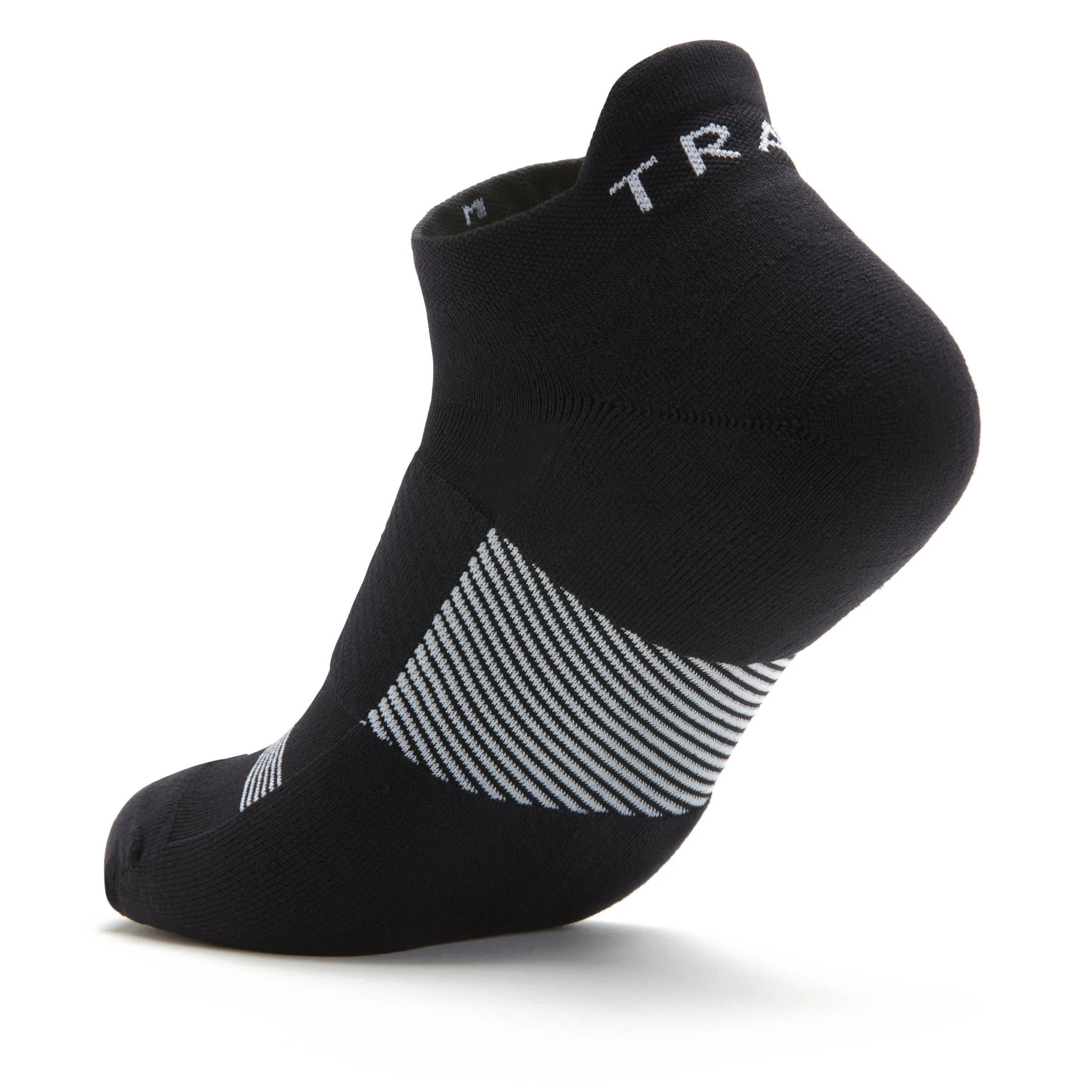 Q-FLOW™ BLACK/WHITE ARCH COMPRESSION SOCKS