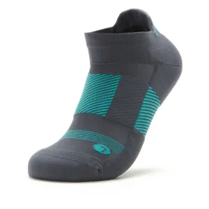 Q-FLOW™ GREY/TEAL ARCH COMPRESSION SOCKS