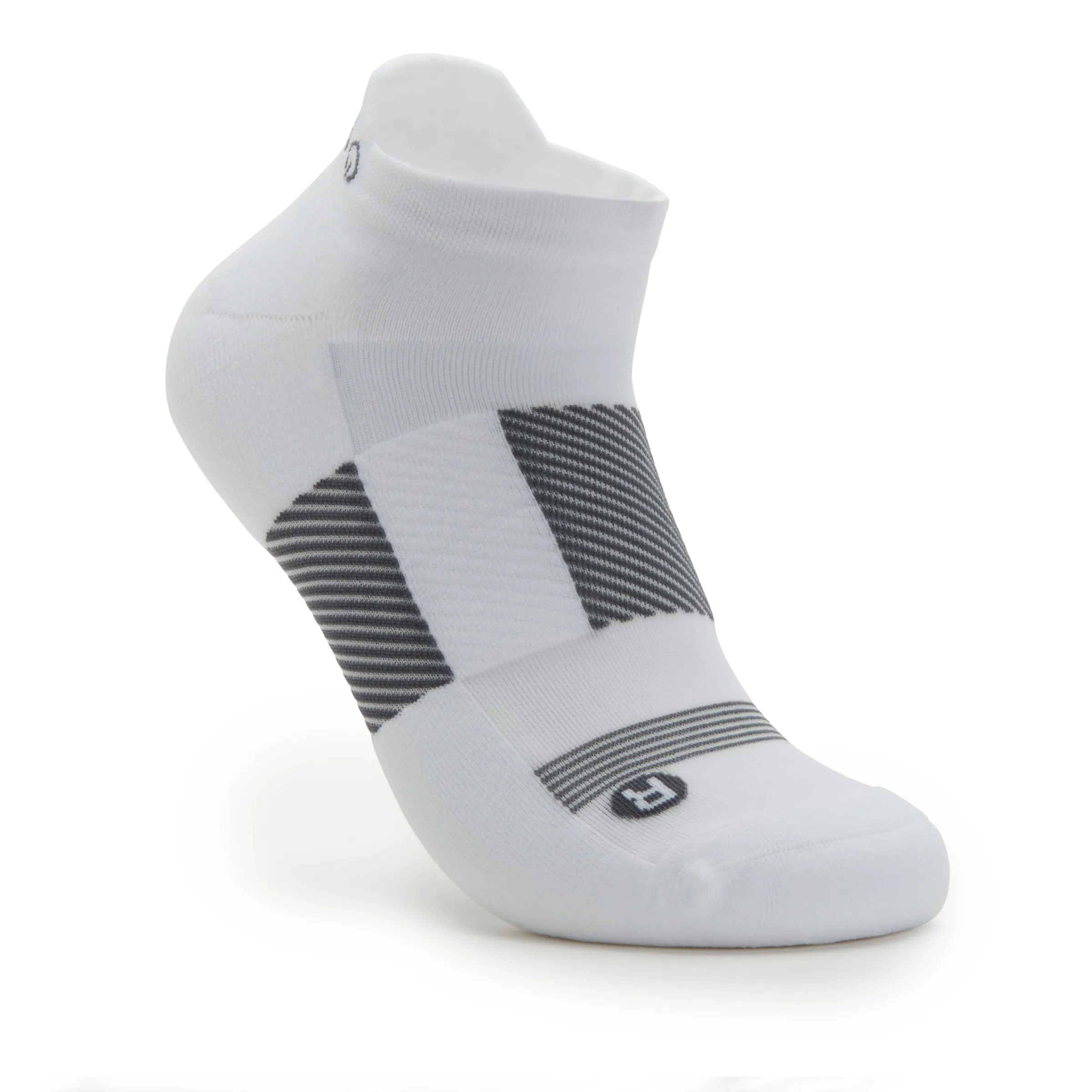 Q-FLOW™ WHITE/GREY ARCH COMPRESSION SOCKS