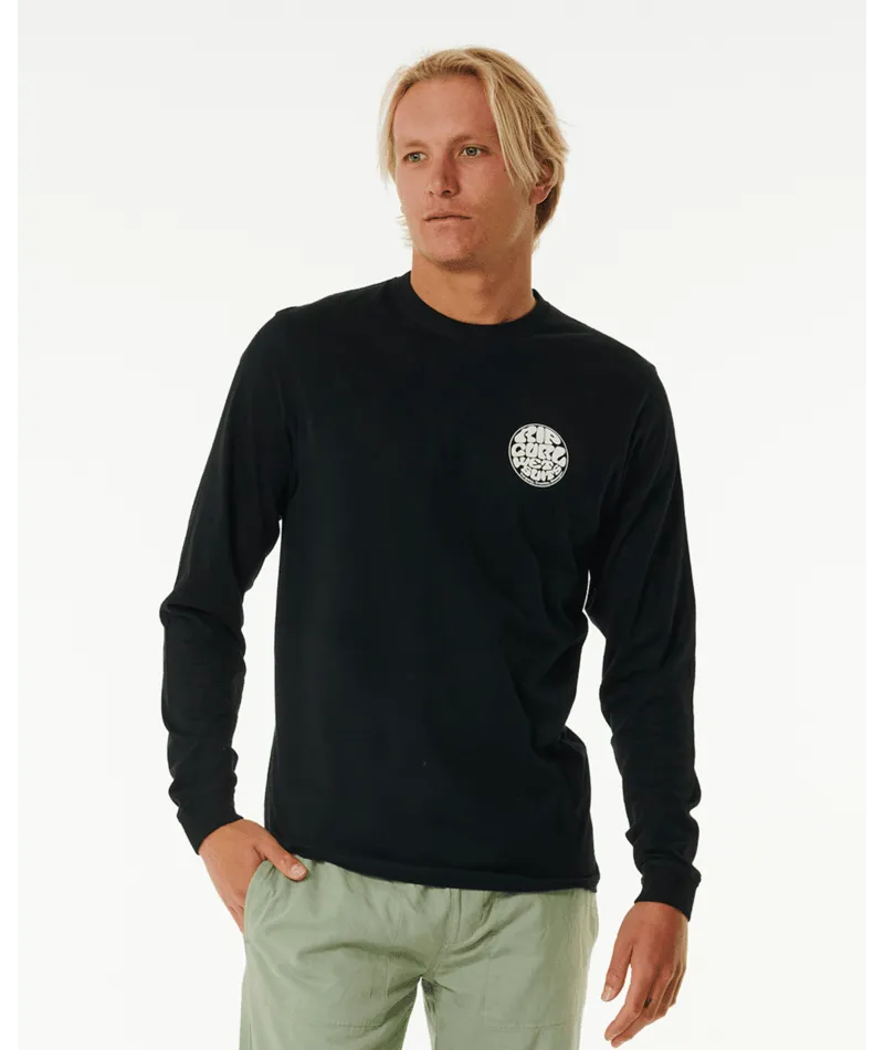 Rip Curl Wetsuit Icon L/S Tee-Black