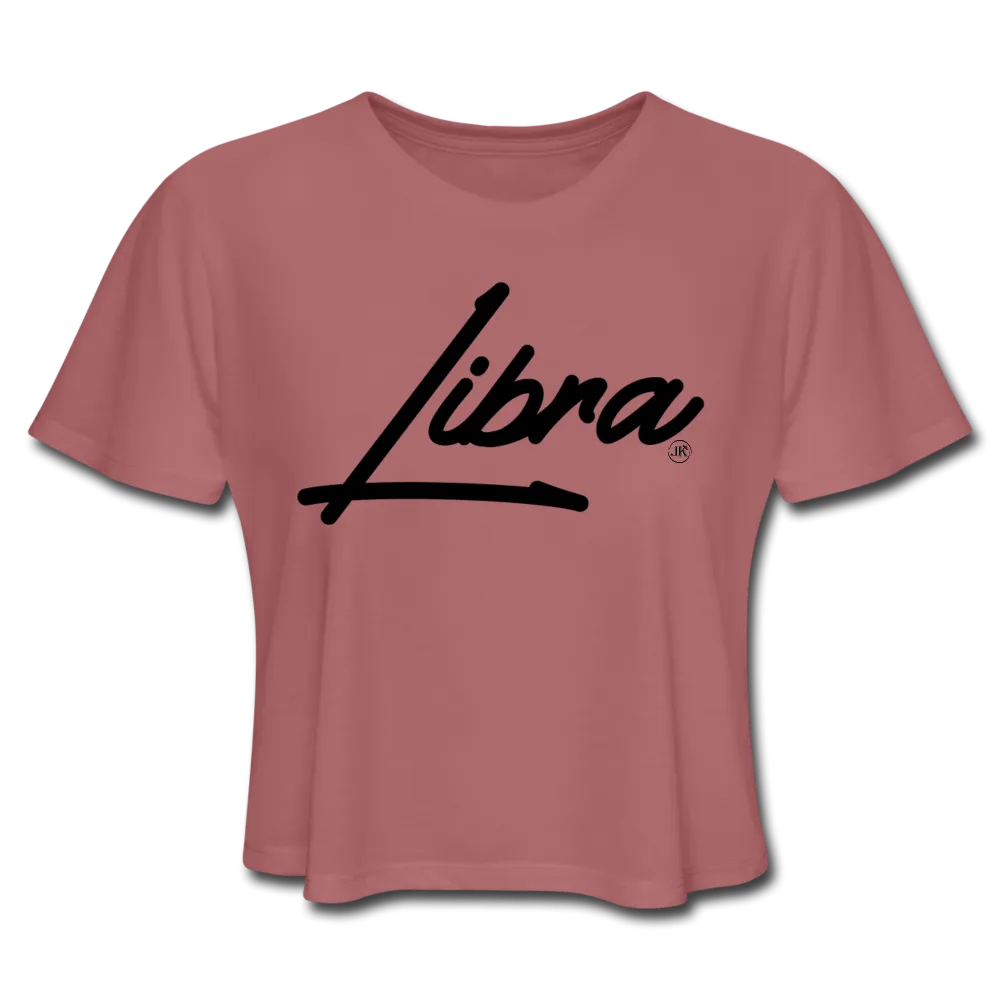 Sassy Libra Women's Crop Tee