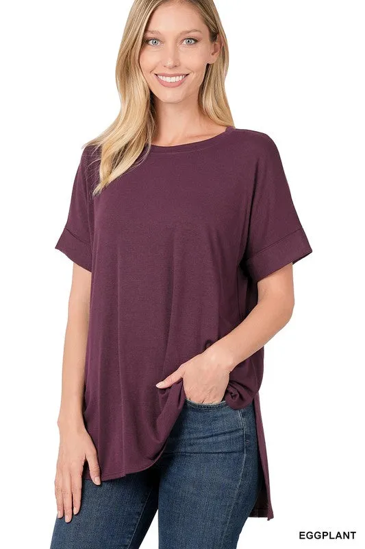 The Boyfriend Rolled Sleeve Top - Final Sale*