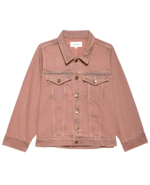 The Slouchy Jean Jacket. -- Musky Pink