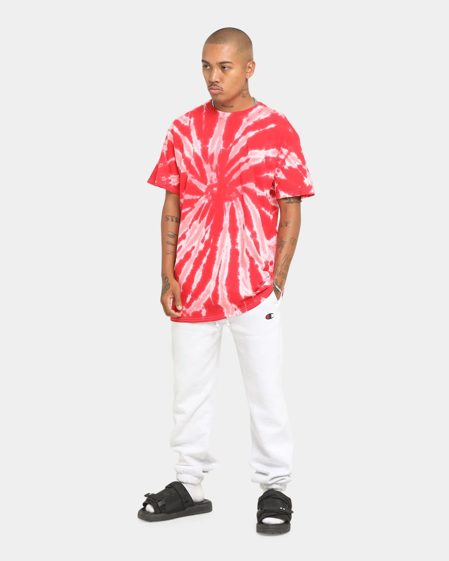 Tie Dye USA Twist T-Shirt Red