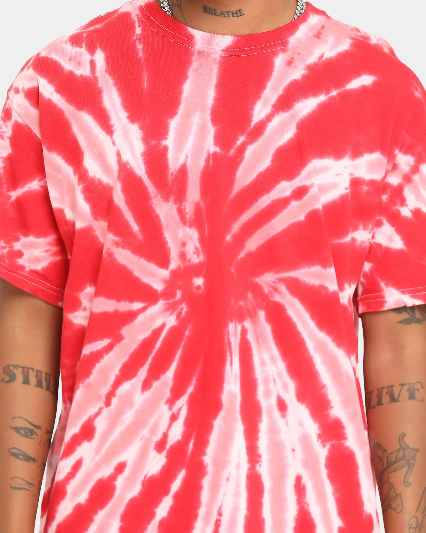 Tie Dye USA Twist T-Shirt Red