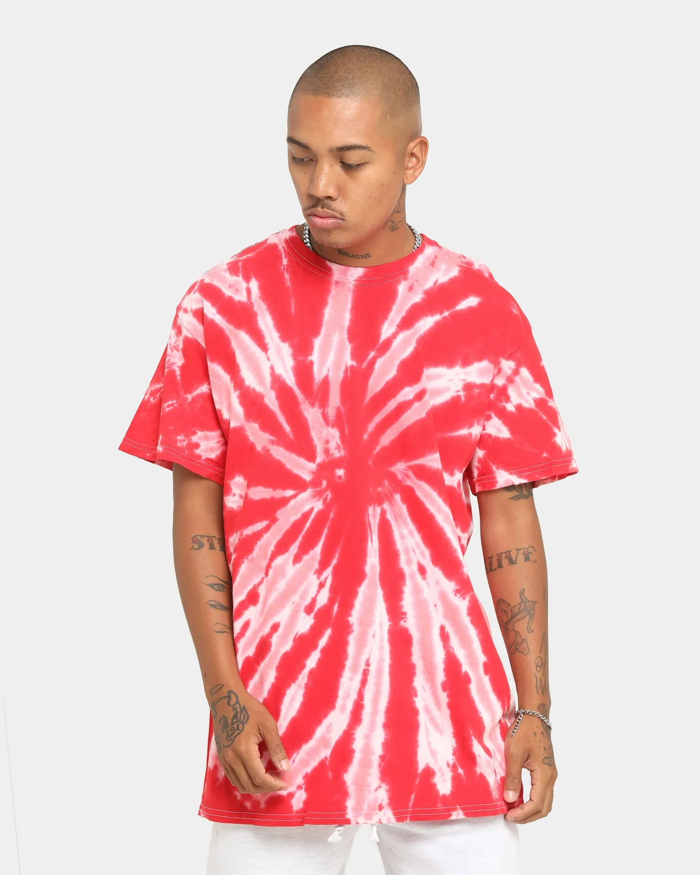 Tie Dye USA Twist T-Shirt Red