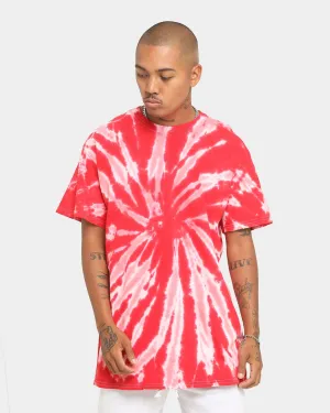 Tie Dye USA Twist T-Shirt Red