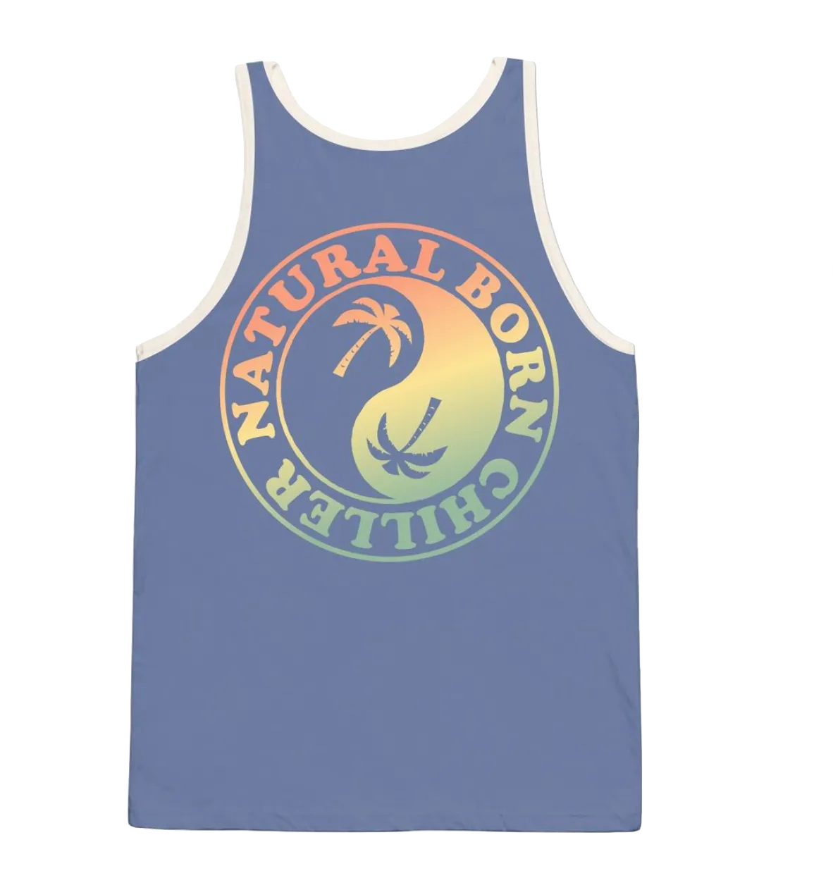 Tiny Whales - Natural Born Chiller Tank in Faded Navy