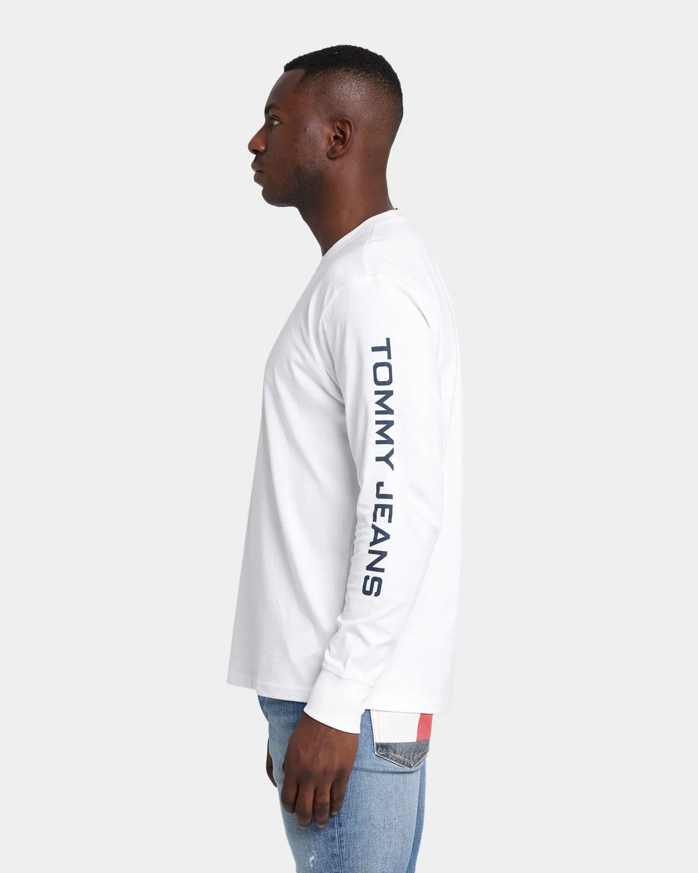 Tommy Jeans Street Archives Long Sleeve T-Shirt Ecru