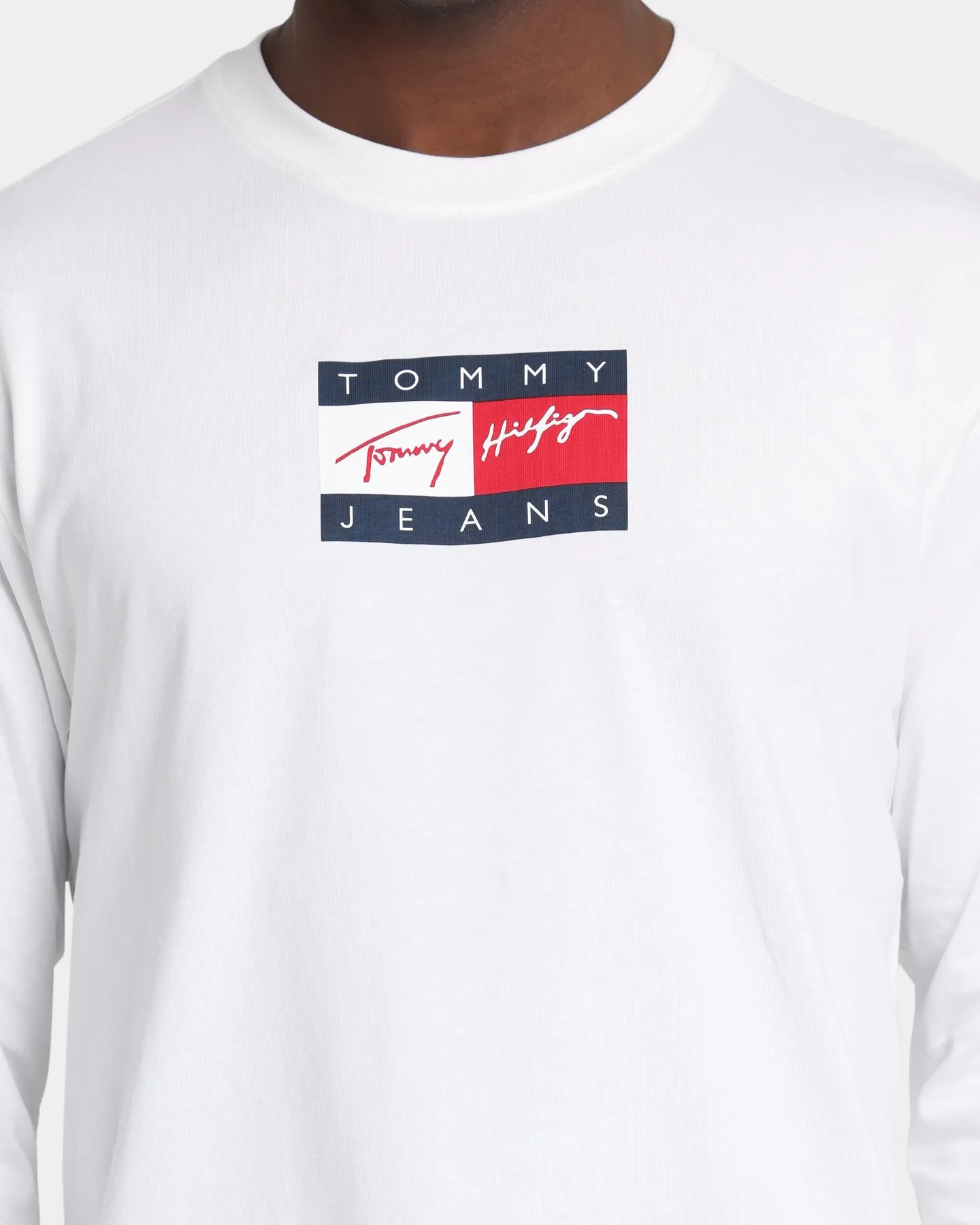 Tommy Jeans Street Archives Long Sleeve T-Shirt Ecru