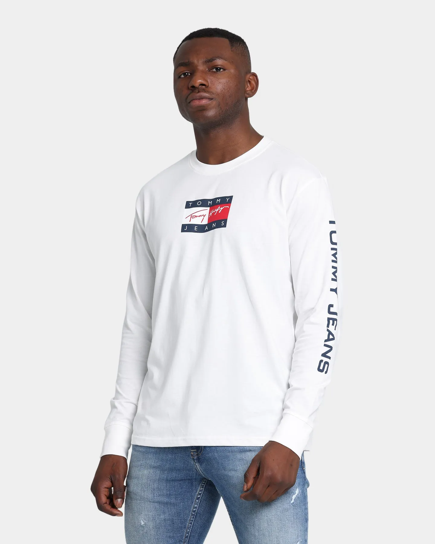 Tommy Jeans Street Archives Long Sleeve T-Shirt Ecru