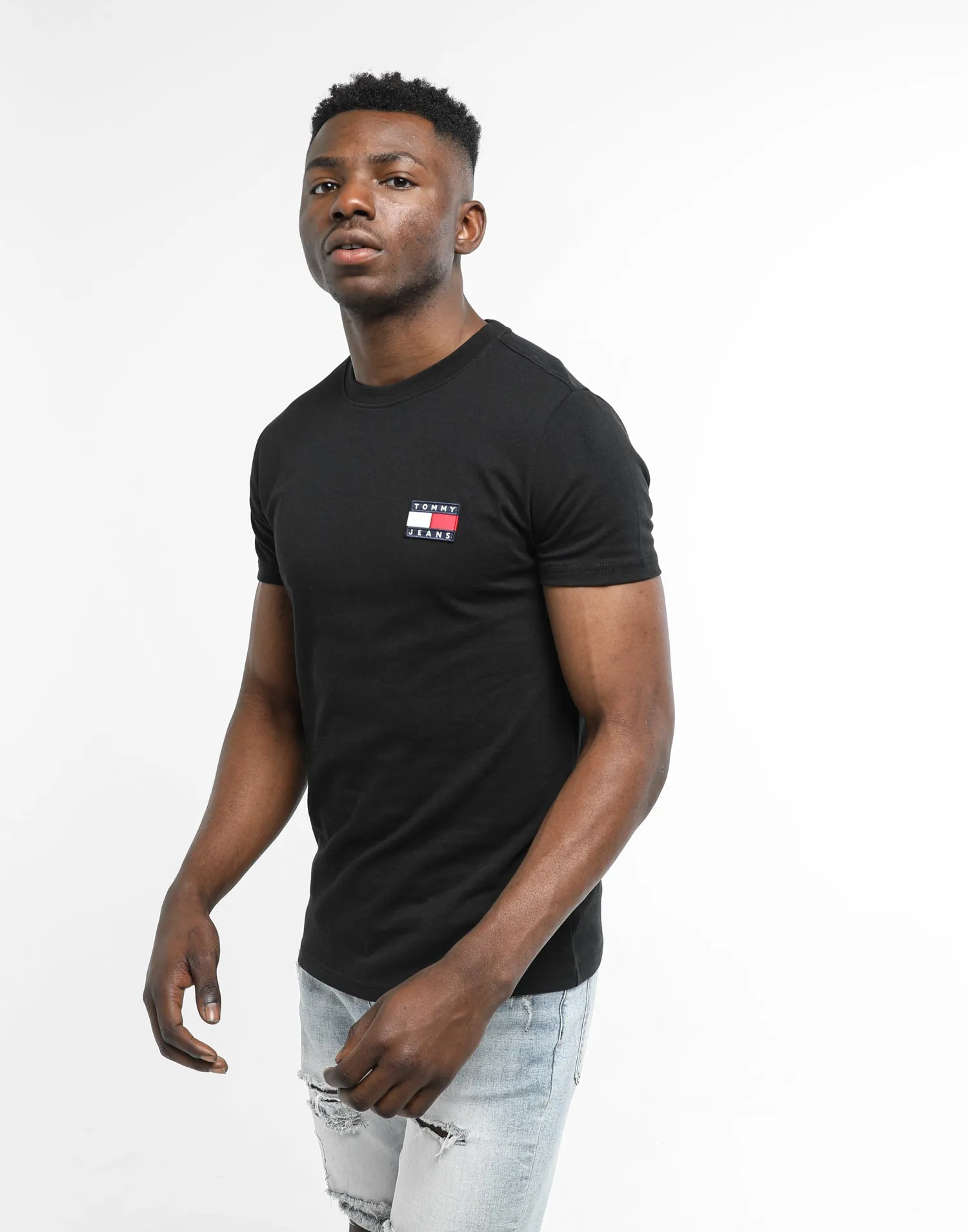 Tommy Jeans TJM Tommy Badge Tee Tommy Black