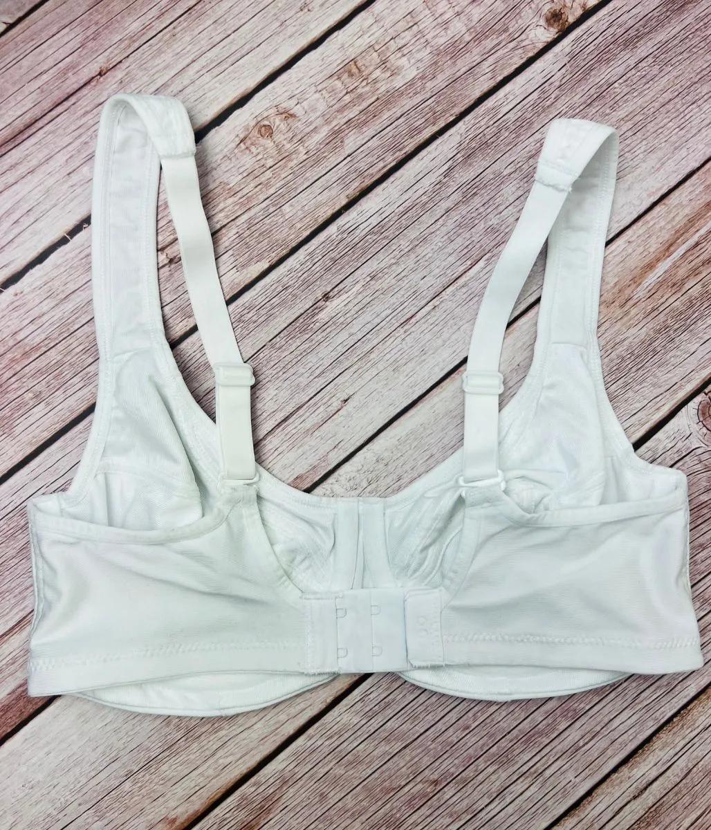 White Good Moves Sports Bra