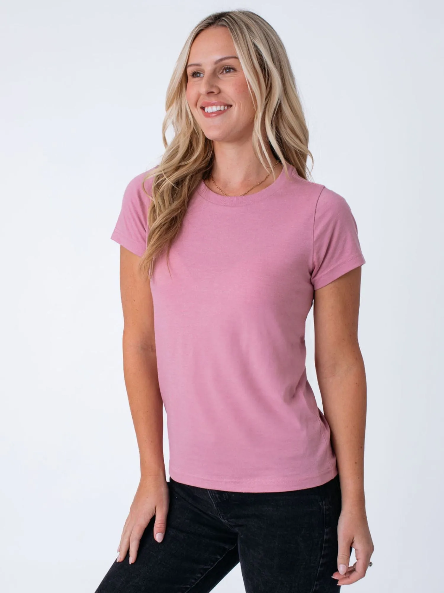 Women's Chalk Pink Crew Neck