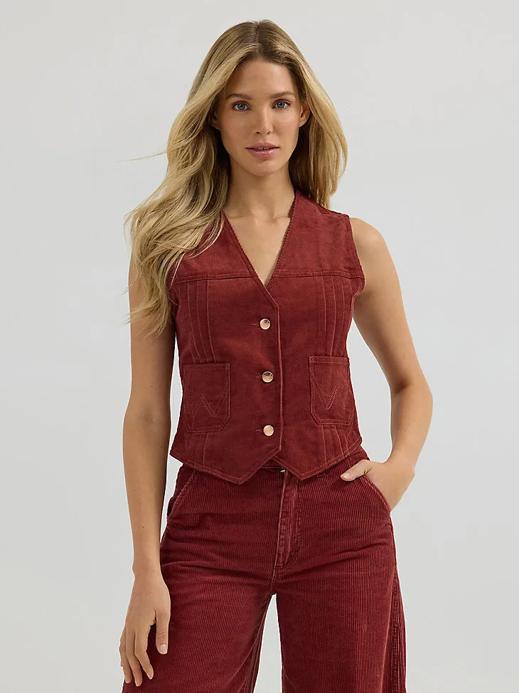 Wrangler Larae Corduroy Vest