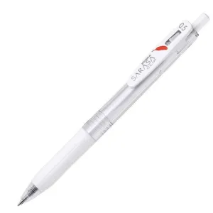 ZEBRA SARASA CLIP JJ99-BK 0.5mm red feather gel pen white shaft white shaft black ink green pen holder